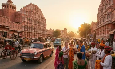 Arrival and Pink City welcome Jaipur