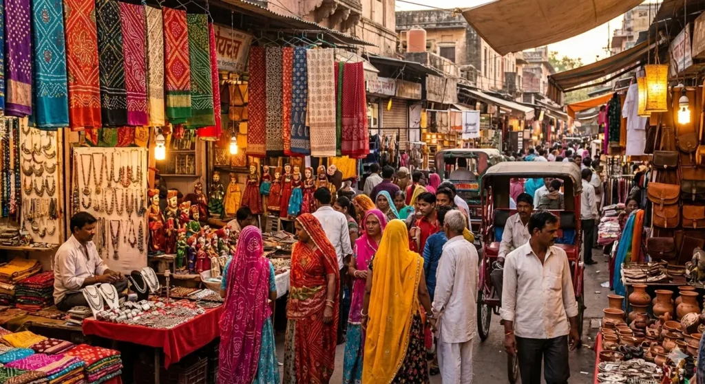 Jaipur local markets shopping experience