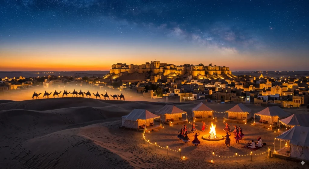 Jaisalmer desert camp experience Rajasthan