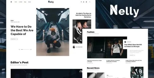 Nelly – Blog & Magazine Elementor Template Kit